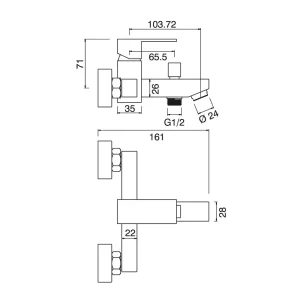 BATERIJA ZA KADU MINOTTI QUADRA 1111 - Slika 2