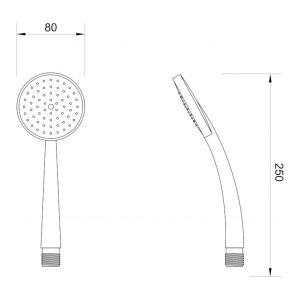 RUČICA TUŠ DF-2526 - Slika 2