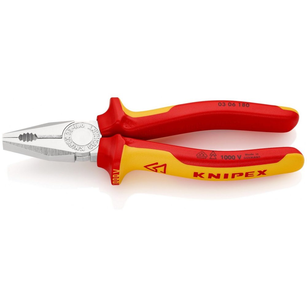 KLEŠTA KOMBINOVANA 1000V KNIPEX 03 06 180 - Slika 1