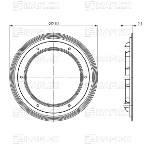 Nosač hidroizolacije sa zaptivkama - Slika 2