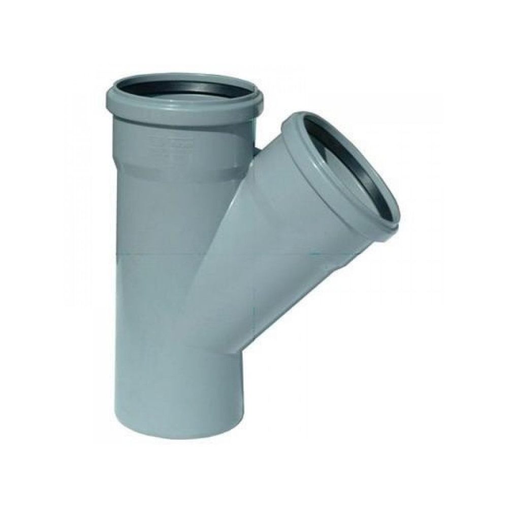 PP K-račva f32/f32/45 siva - Slika 1