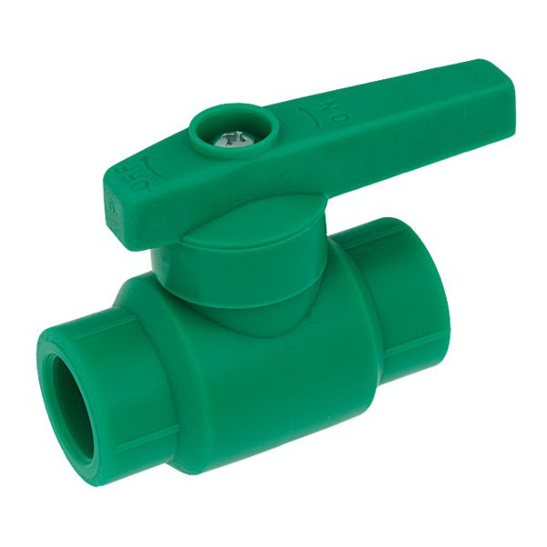 pes-0155-1 Kugla ventil f25 plastični zeleni - Slika 1