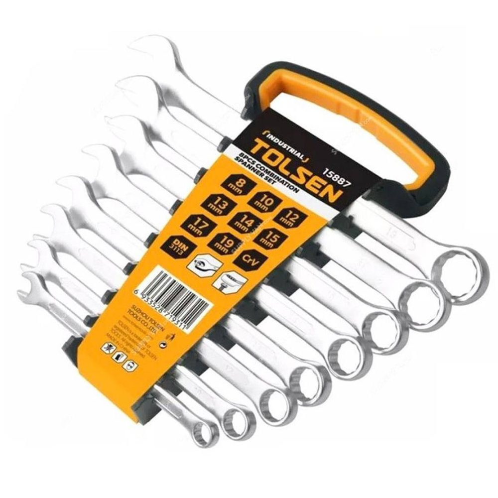 KOMBINOVANI KLJUČEVI 8-DELNI SET 8-19 - Slika 1