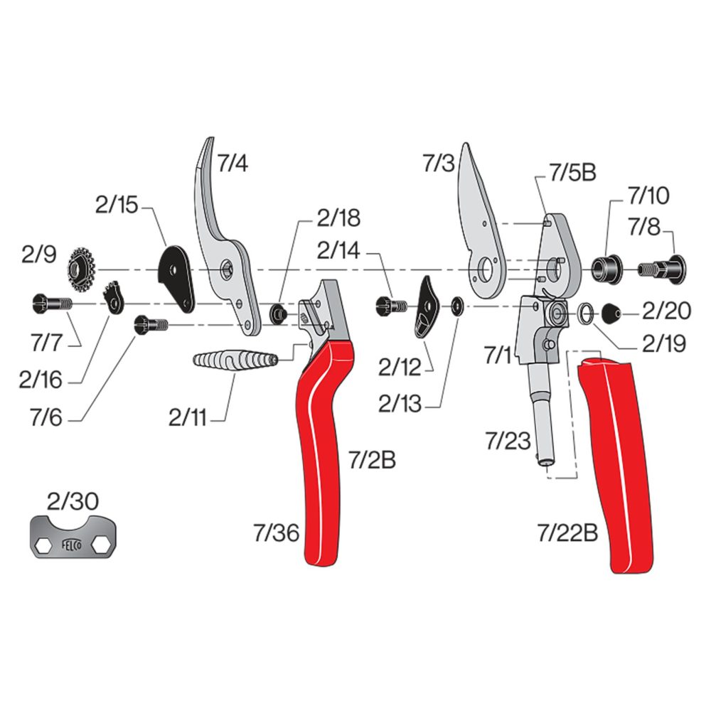Makaze "Felco" 7 - Slika 2