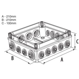 RAZVODNA OG KUTIJA 210X210X100 - Slika 2