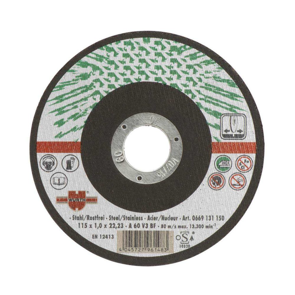 Rezna ploča za prohrom zelena 125*1,0*22,2 - Slika 1