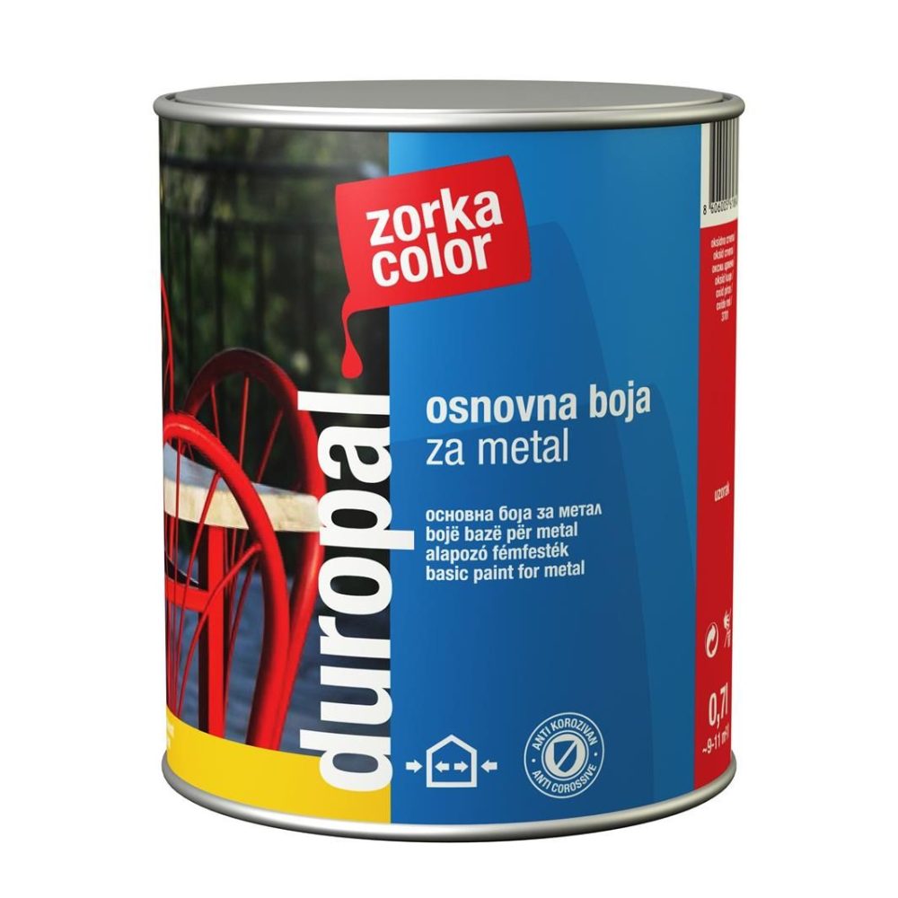 Duropal-osnovna boja za metal siva 0,75 l - Slika 1