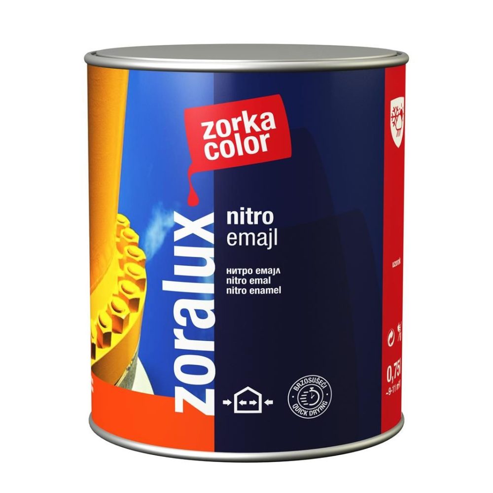 Zoraluks nitro emajl crna mat 0,75l - Slika 1