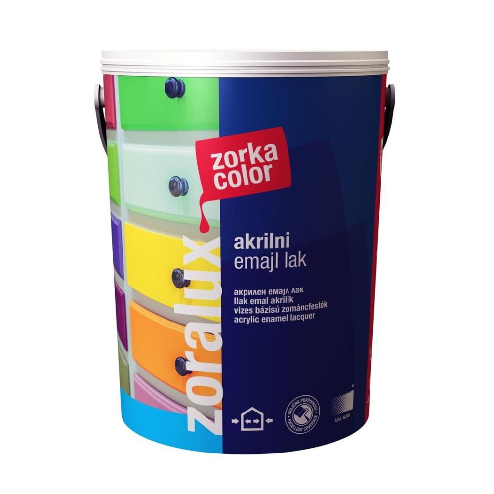 AKRILNI EMAJL LAK SIVA 0,7L ZORALUX 7001 - Slika 1