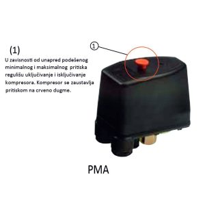 VAZDUŠNA SKLOPKA PTA/12 - Slika 3