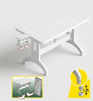 Baštenski sto 120x70 - Slika 5